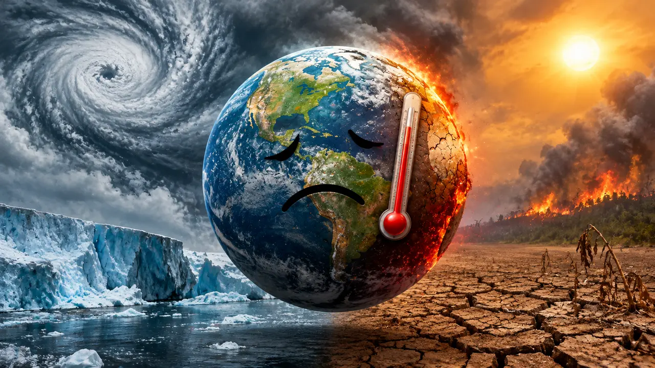 El planeta afectado por el cambio climático