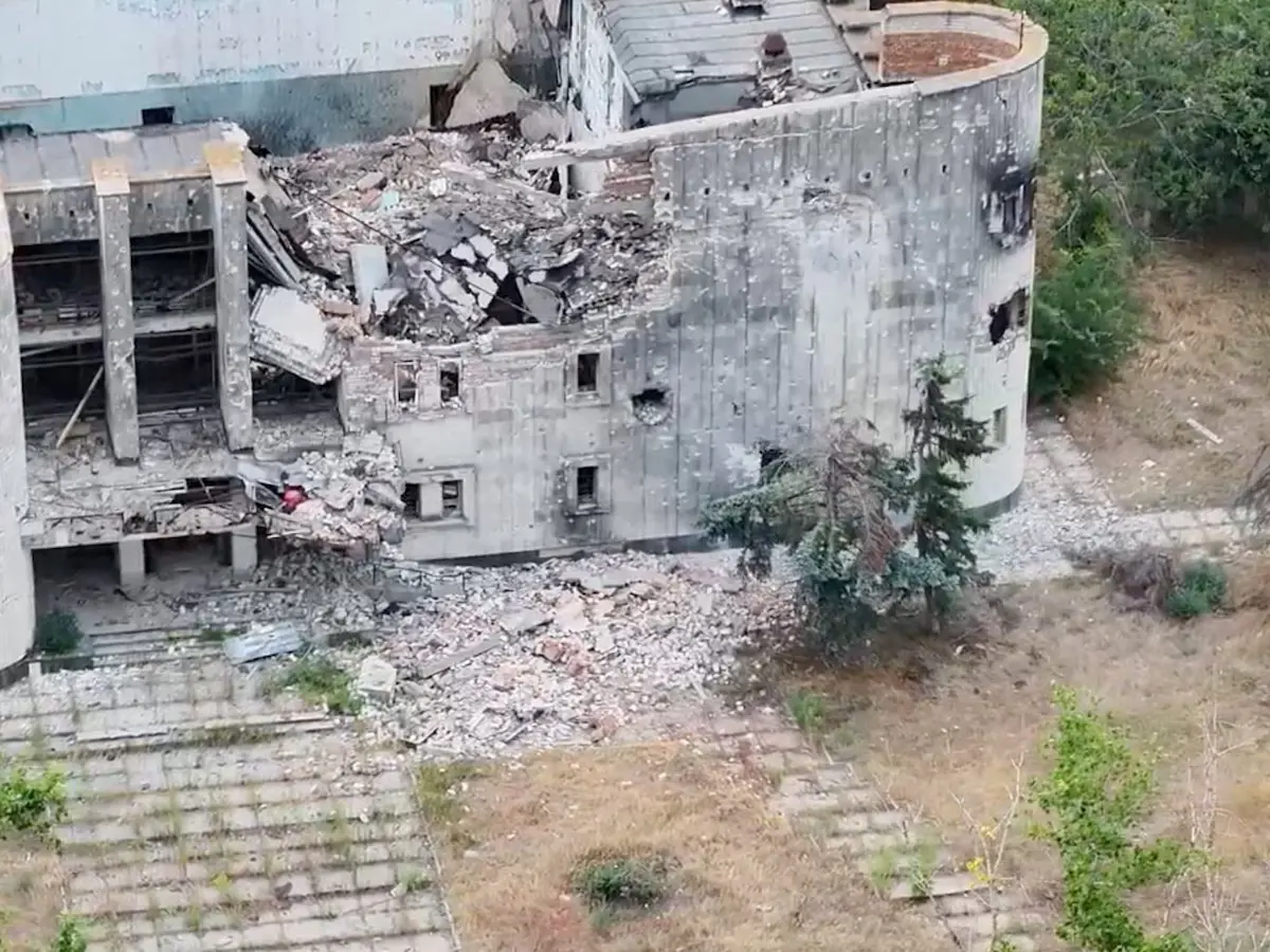 Localidad de Oleshki en la región de Jersón, Ucrania, donde comenzará una tregua humanitaria el 27 de octubre.