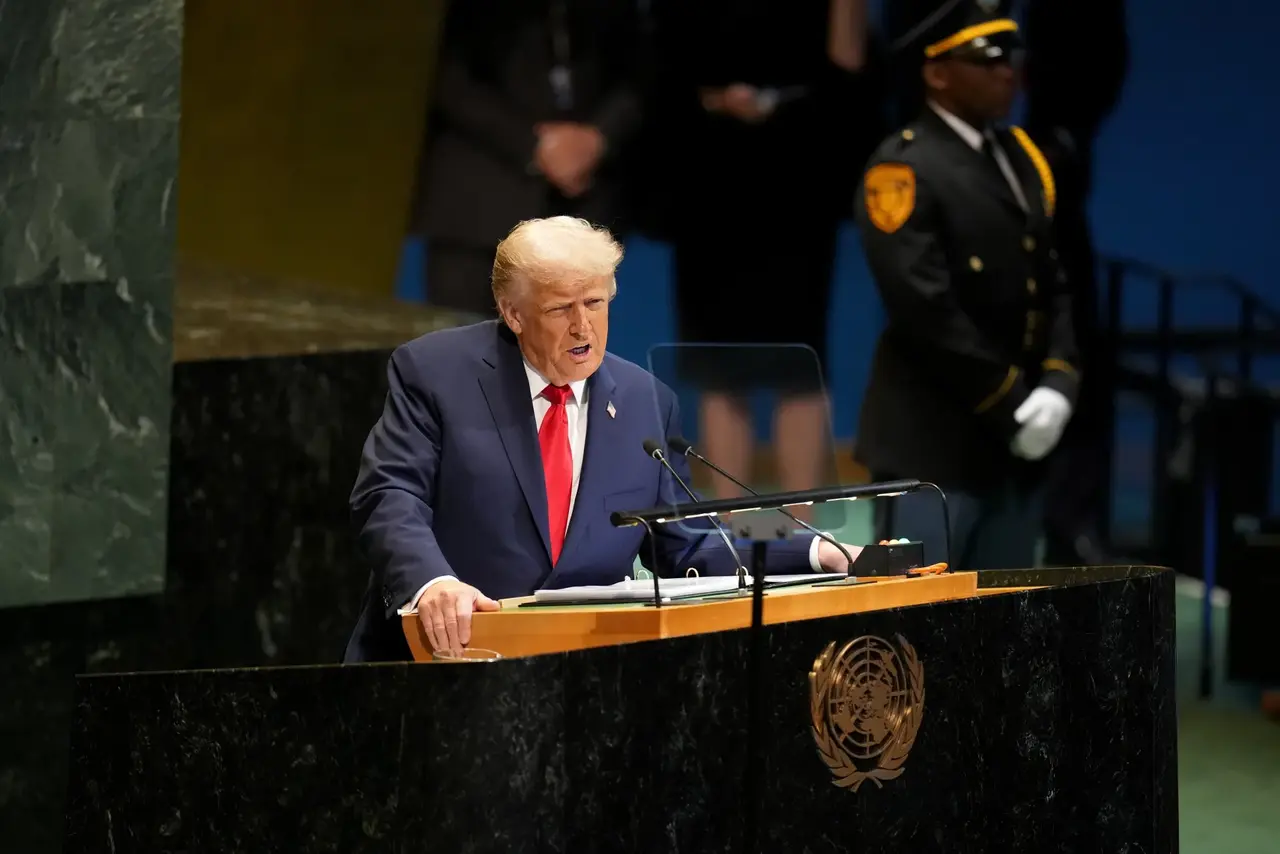 Donald Trump durante su participación en la Asamblea General de la ONU en Nueva York