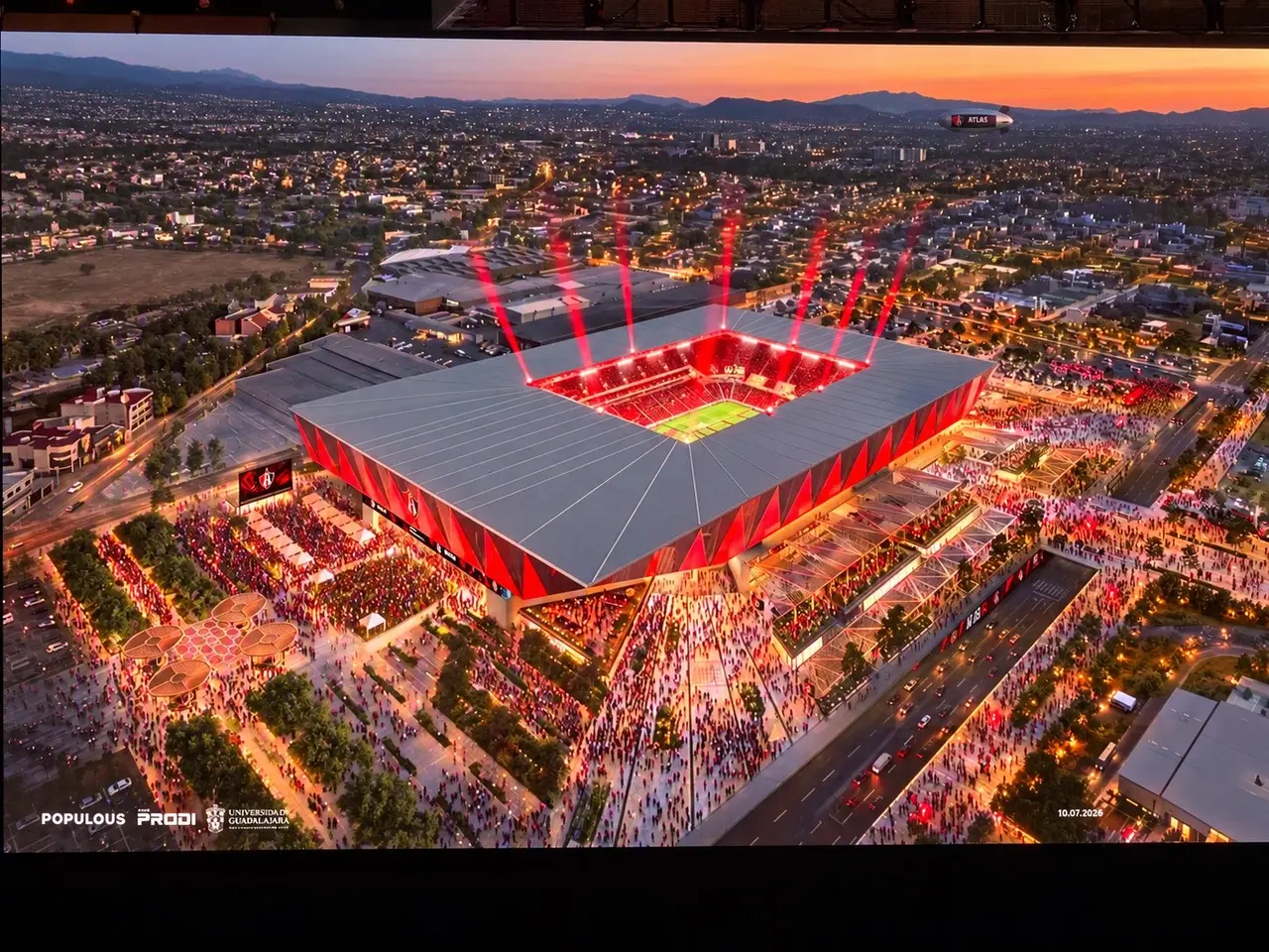 Presentan Ciudad UdeG, proyecto que contempla nuevo estadio del Atlas