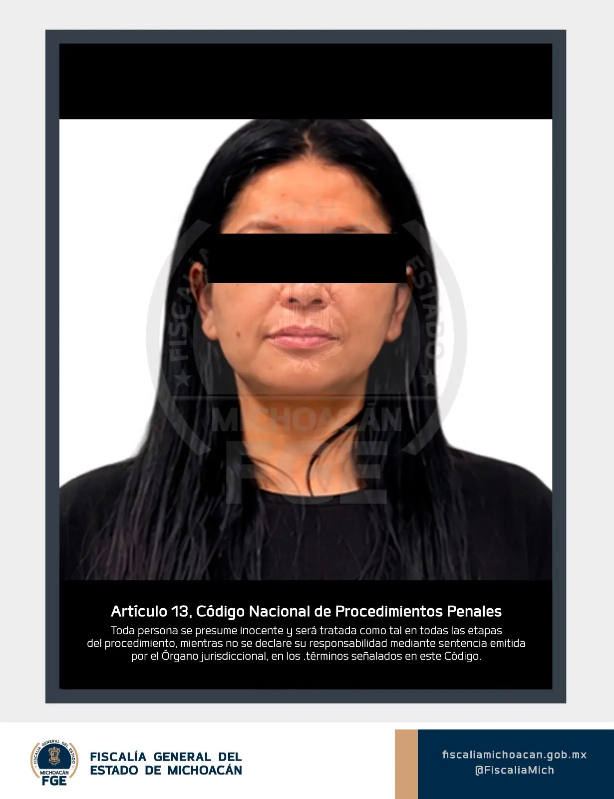 Rosa Alejandra Vargas Rauda, secretaria del Bienestar de Uruapan, detenida por su probable responsabilidad en encubrimiento por favorecimiento dentro de la investigación por el asesinato de Carlos Manzo.