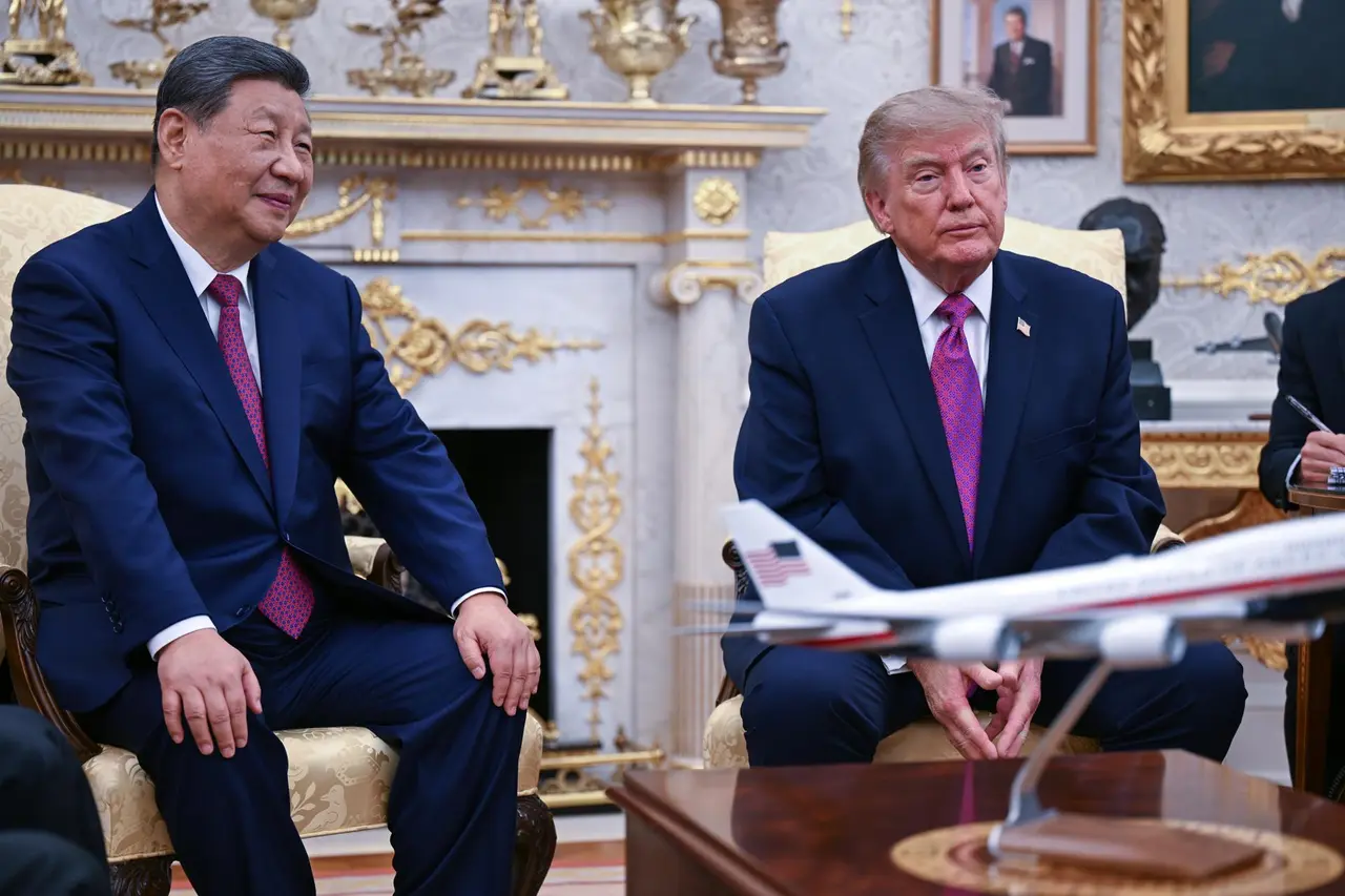 Donald Trump recibe a Xi Jinping en la Casa Blanca durante su visita de Estado a Washington. EFE