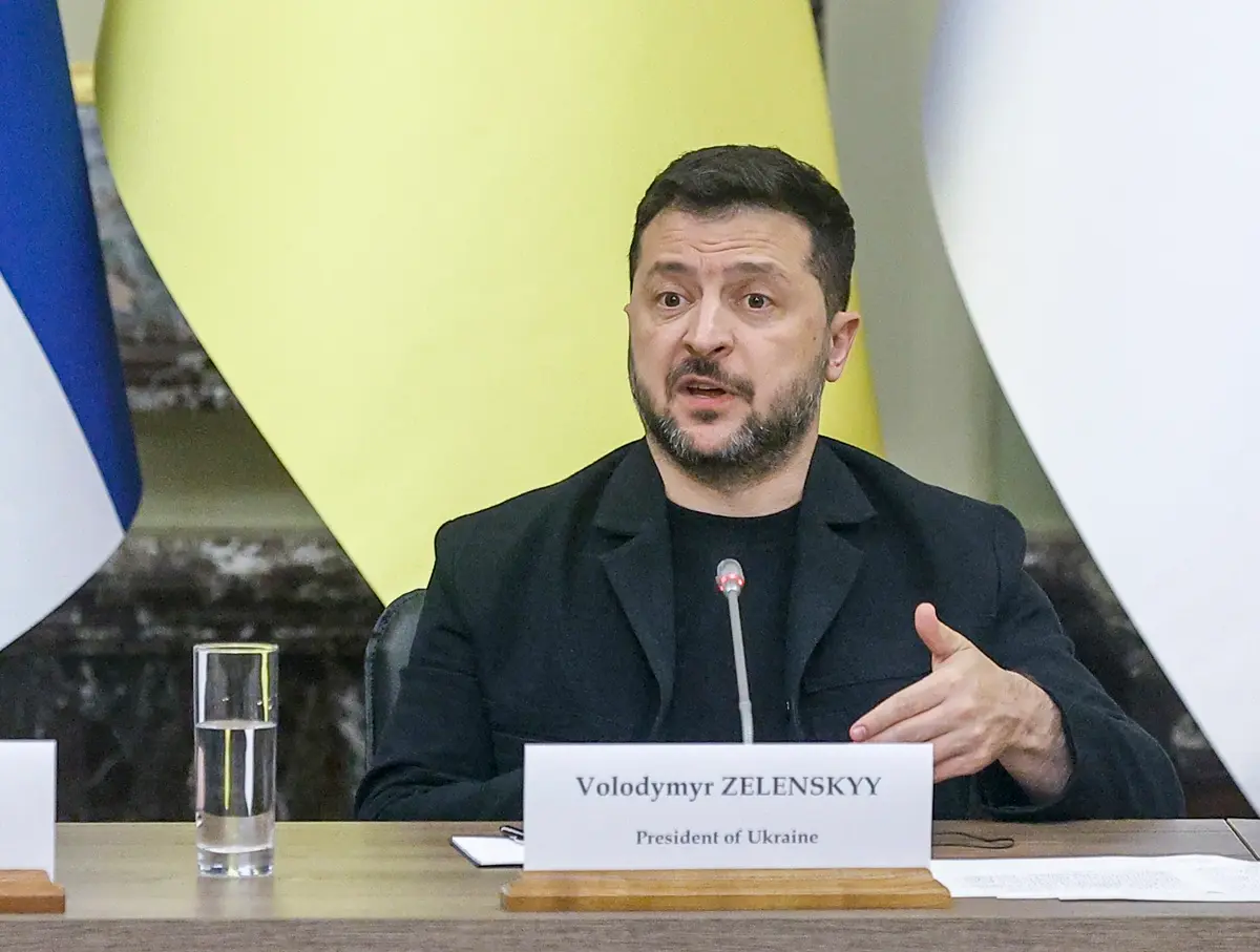 Volodímir Zelenski, Vladímir Putin y los líderes de Finlandia y Noruega en el contexto de los esfuerzos diplomáticos para reducir la intensidad de la guerra en Ucrania.