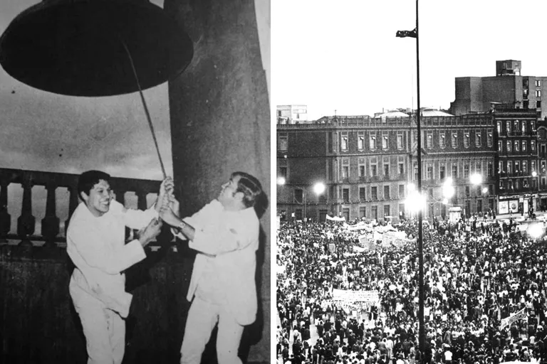 Manifestación en el Zócalo CNH
